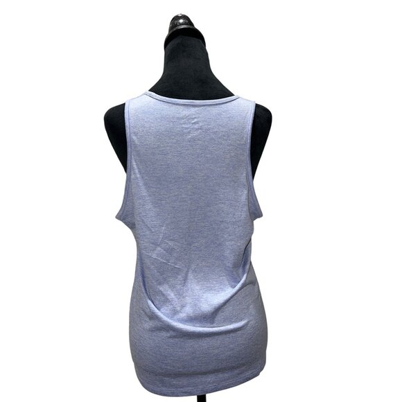 Nike Dri-Fit Womens Athletic Tank Top M Light Heather Blue - Picture 2 of 5